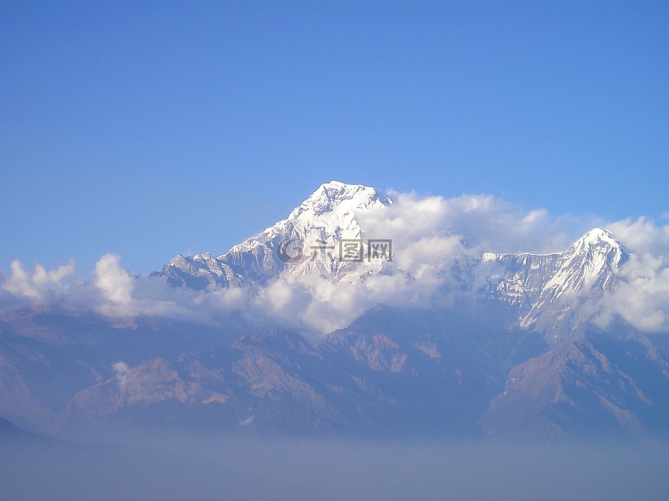 尼泊尔,喜马拉雅山,山