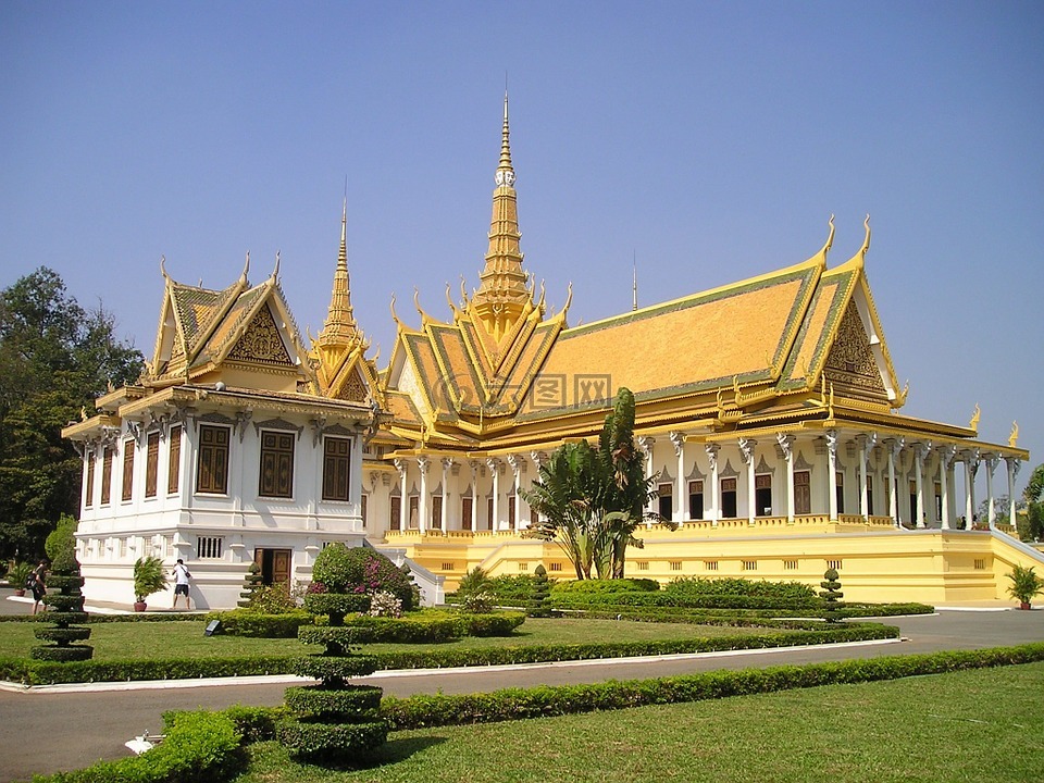 柬埔寨,王宫,宫殿