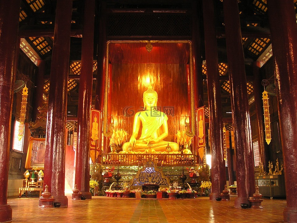 庙,泰国,避难所