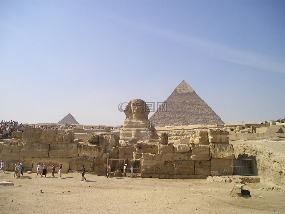 埃及,狮身人面像,金字塔