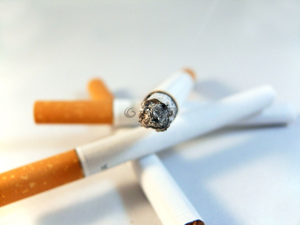 香烟,白,烟