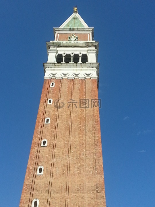 威尼斯,蓝色,天空