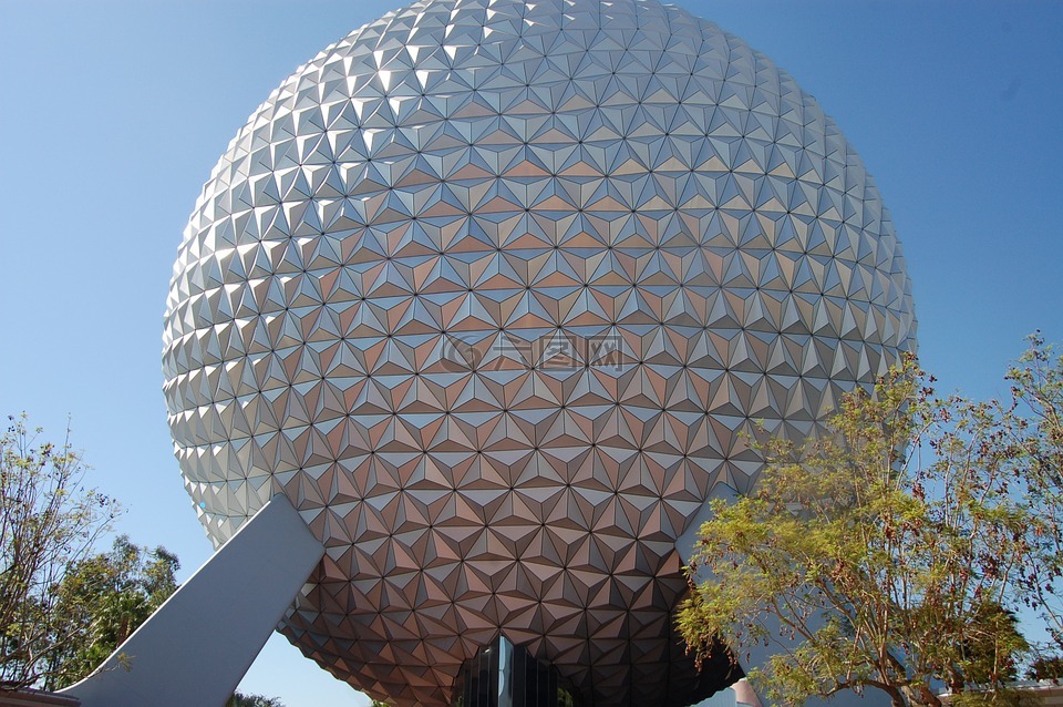 迪斯尼世界,epcot,假期