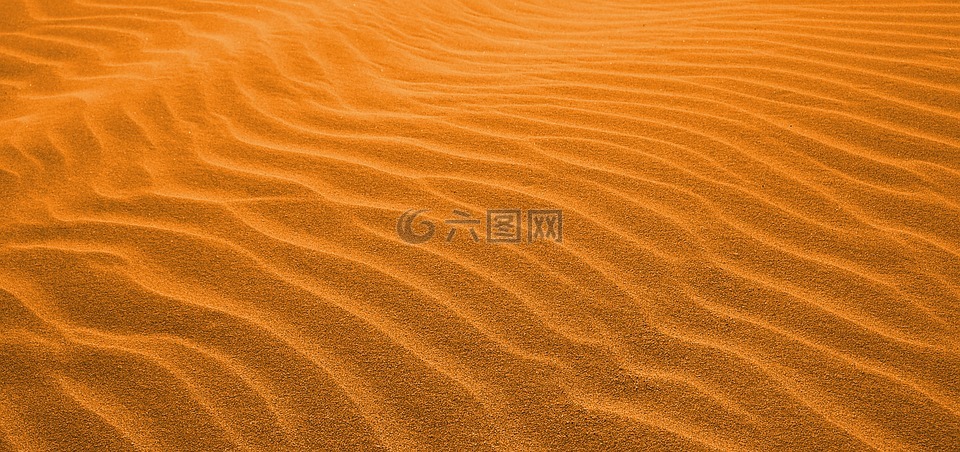 沙漠,砂,红色