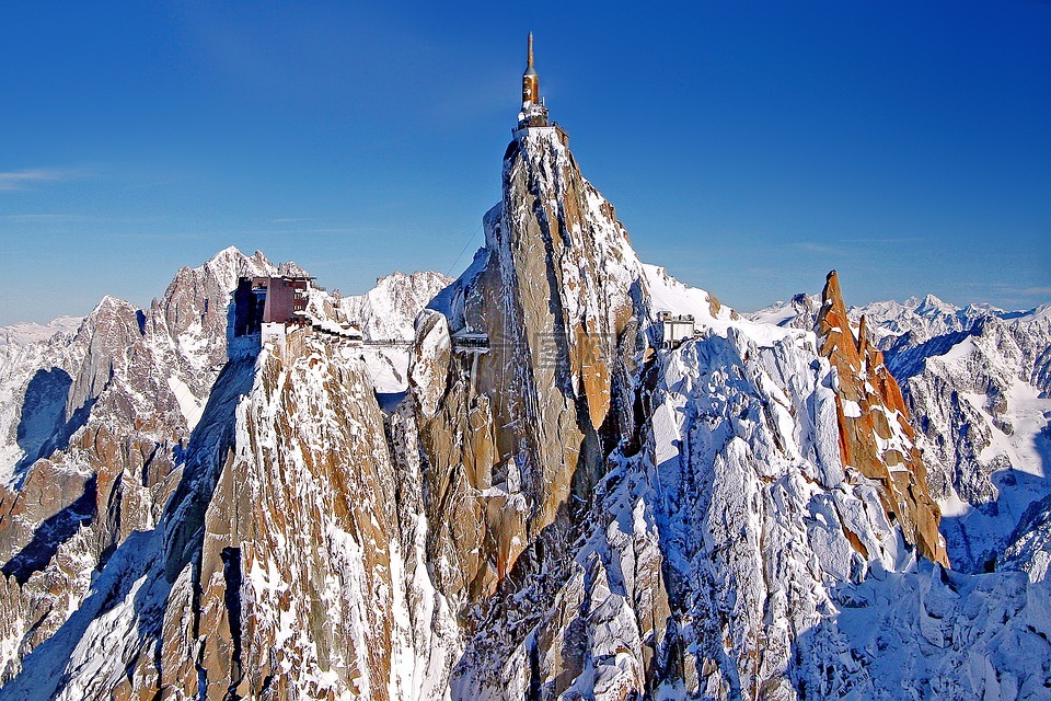 南针峰,高山,山