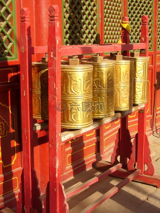 咒语,修道院,西藏