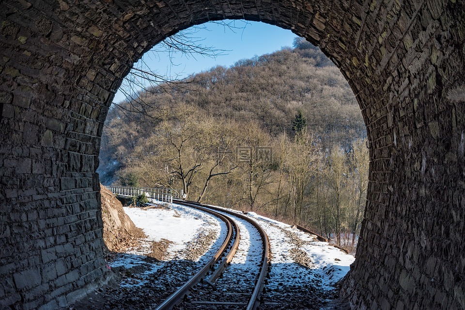 铁路隧道,brohltalbahn,brohltal