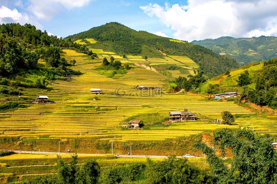 山风景,风景,露台