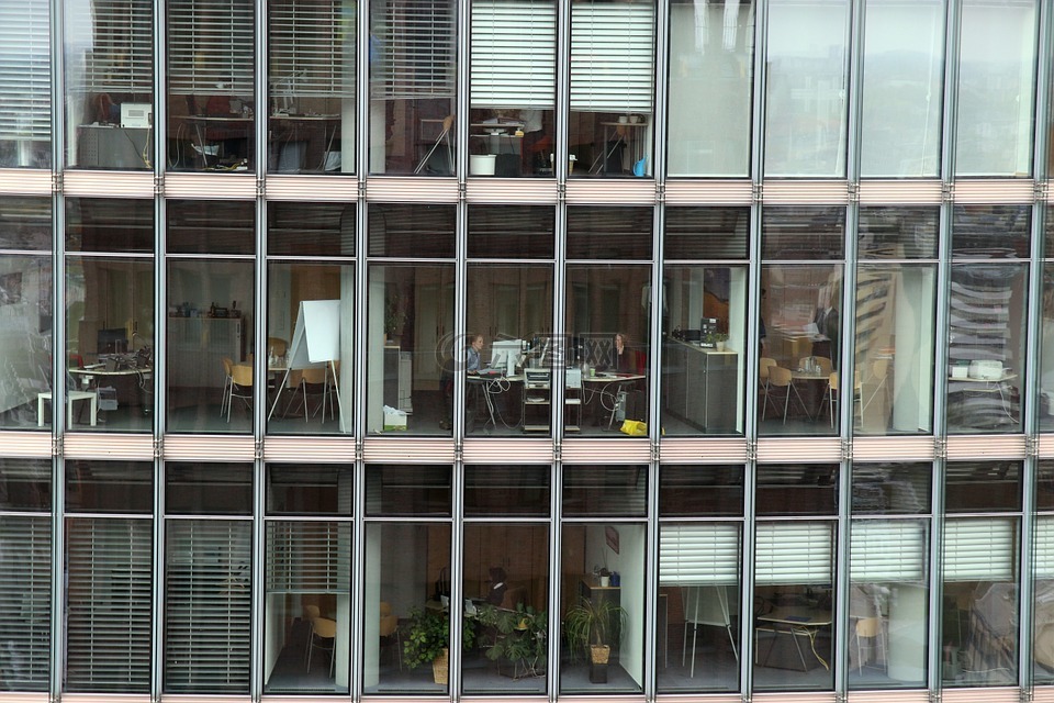 办公室,办公大楼,玻璃幕墙