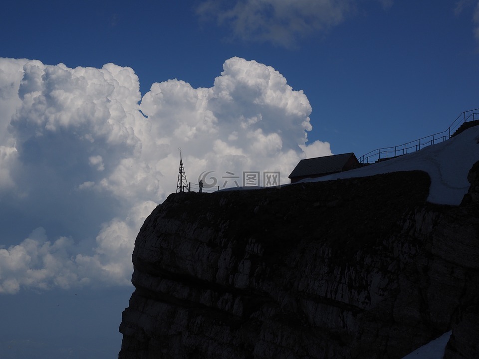 säntis,观点,云