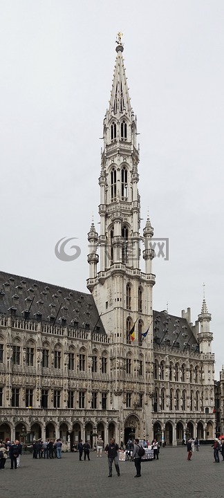 布鲁塞尔,市镇大厅,在布鲁塞尔市政厅