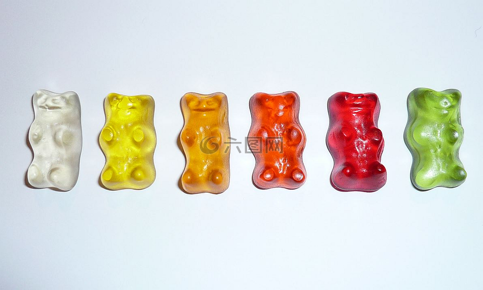 gummi熊,水果软糖,熊