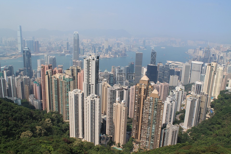 香港,城市,天际线