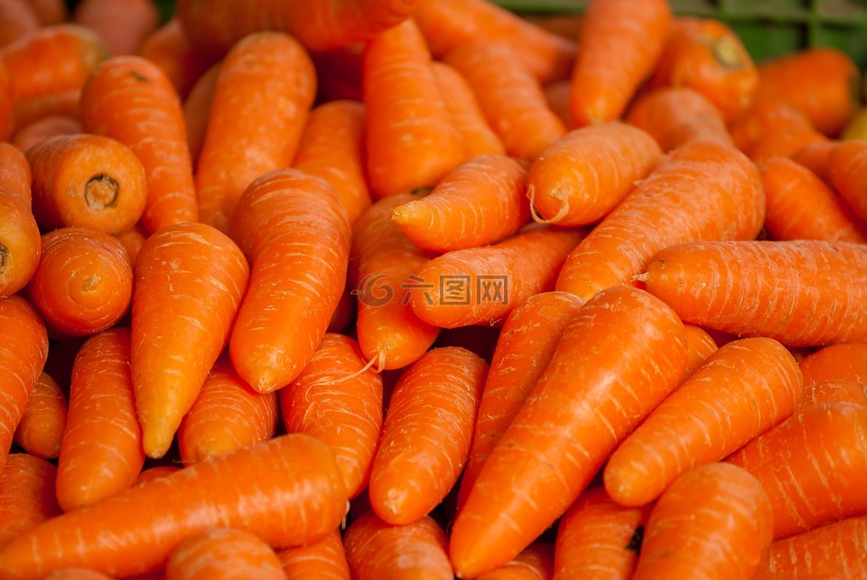 红萝卜,蔬菜,市场