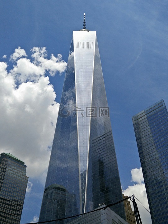 世界贸易中心一个,纽约城,建设