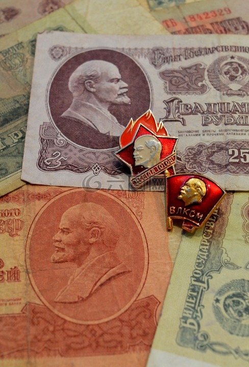 列宁,soevetskie钱,苏联的图标