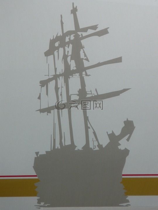 船舶,海盗船,桅杆
