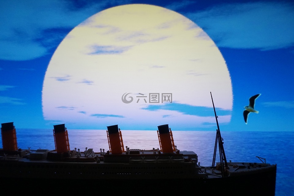 海,时间,泰坦尼克号