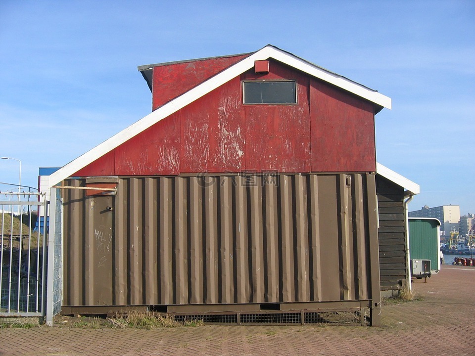 scheveningen,端口,平房区