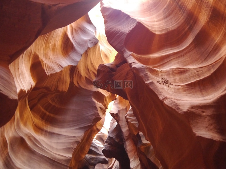 大自然母亲,洞穴,羚羊峡谷