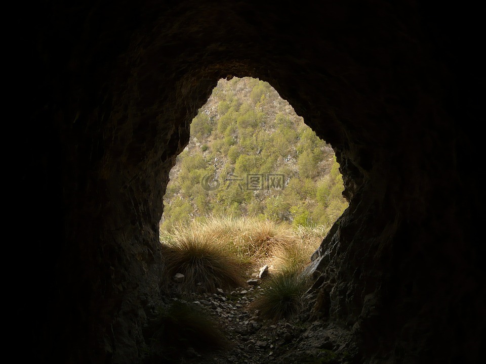 隧道,洞穴,堡垒