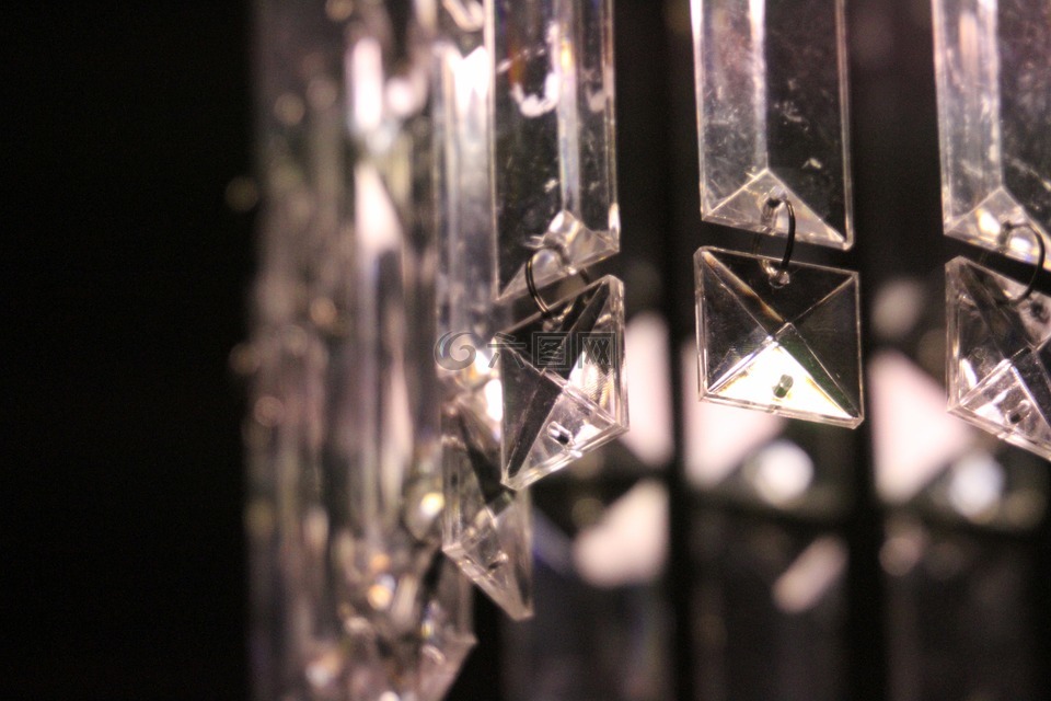 水晶玻璃,枝形吊灯,现代