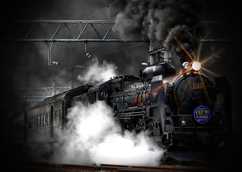 蒸汽火车,机车,古代