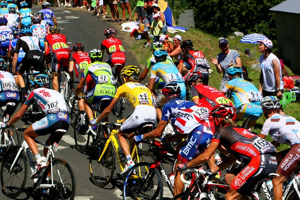 法国环法自行车,黄色领骑衫,波尔卡圆点衫