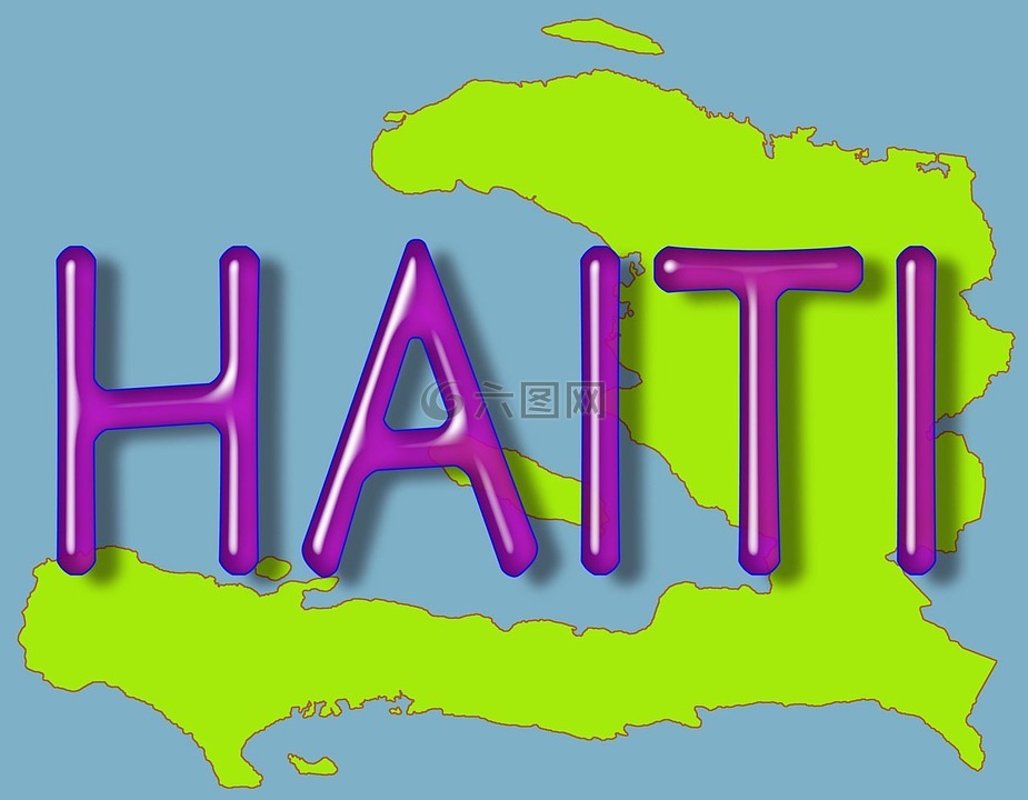 海地,国家,地图