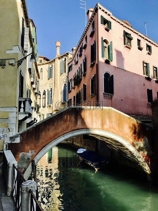 威尼斯,威尼斯的桥,威尼斯河