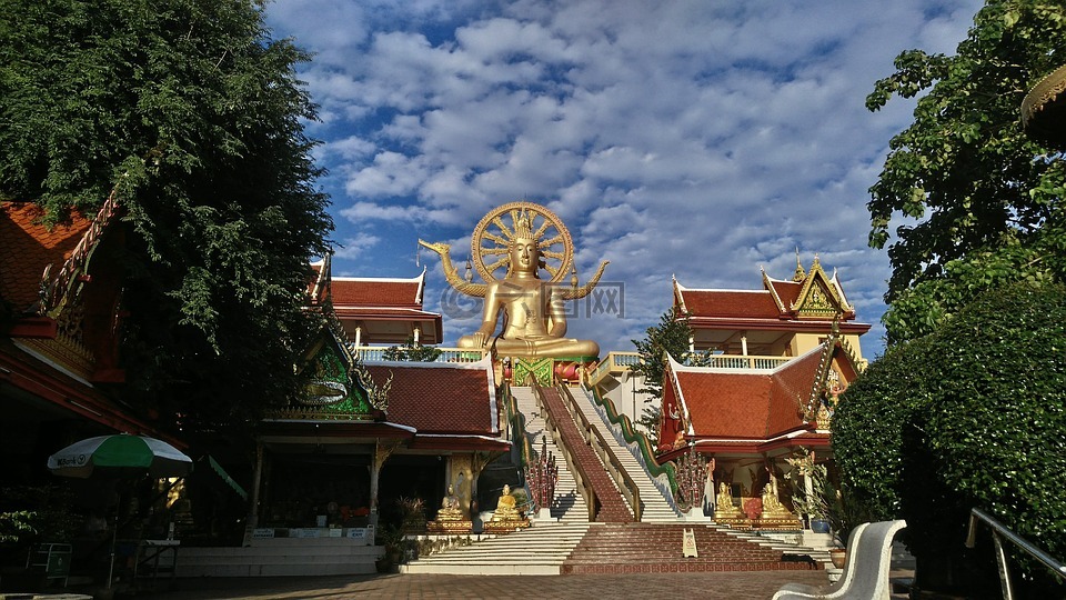 大佛寺,苏梅岛,泰国
