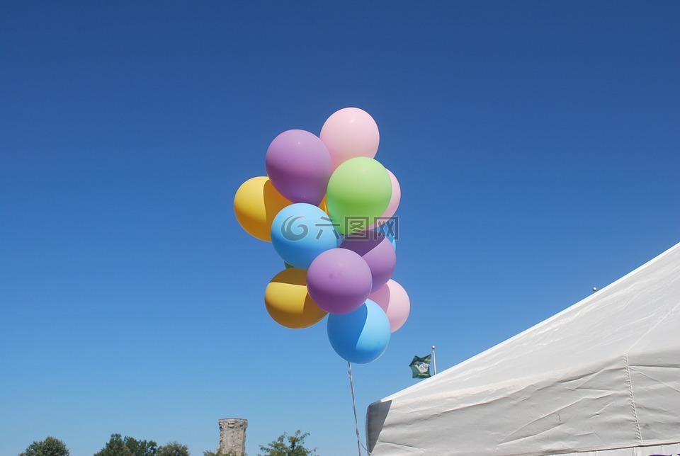 气球,天空,公平