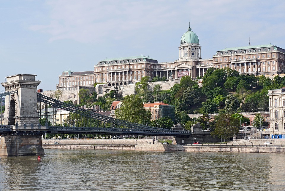 王宫,布达佩斯,链桥