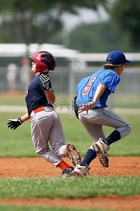 棒球,碰撞,少年棒球联赛