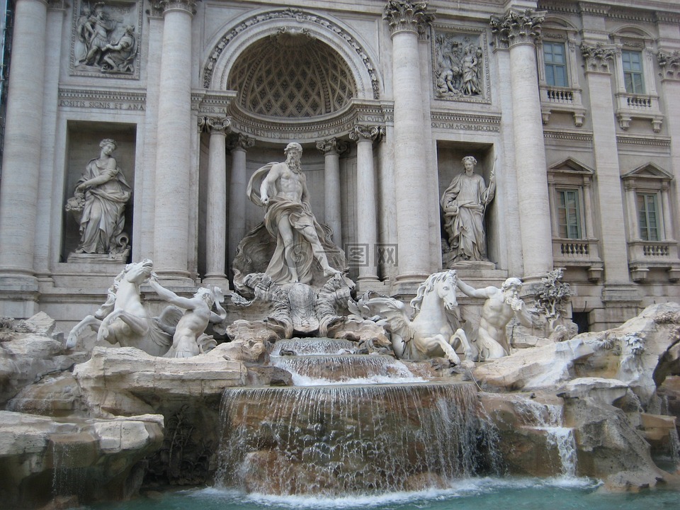 特雷维喷泉,罗马,特雷维