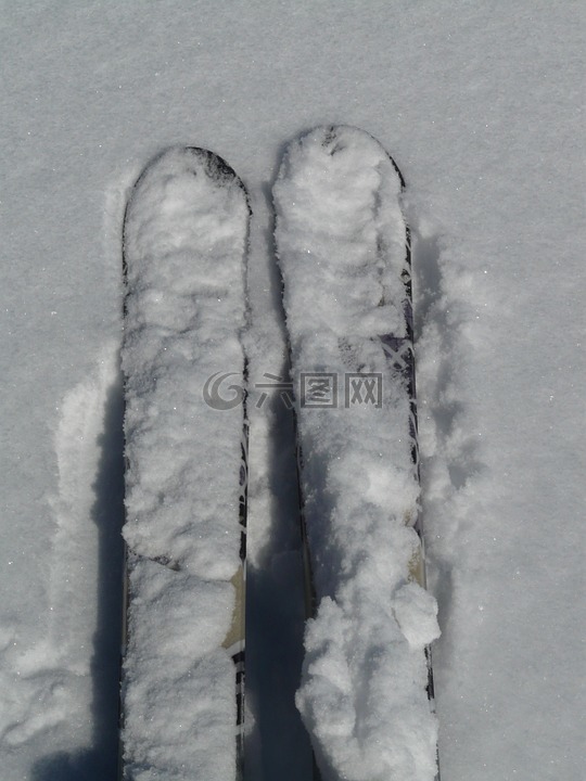 滑雪,穷乡僻壤skiiing,旅游滑雪