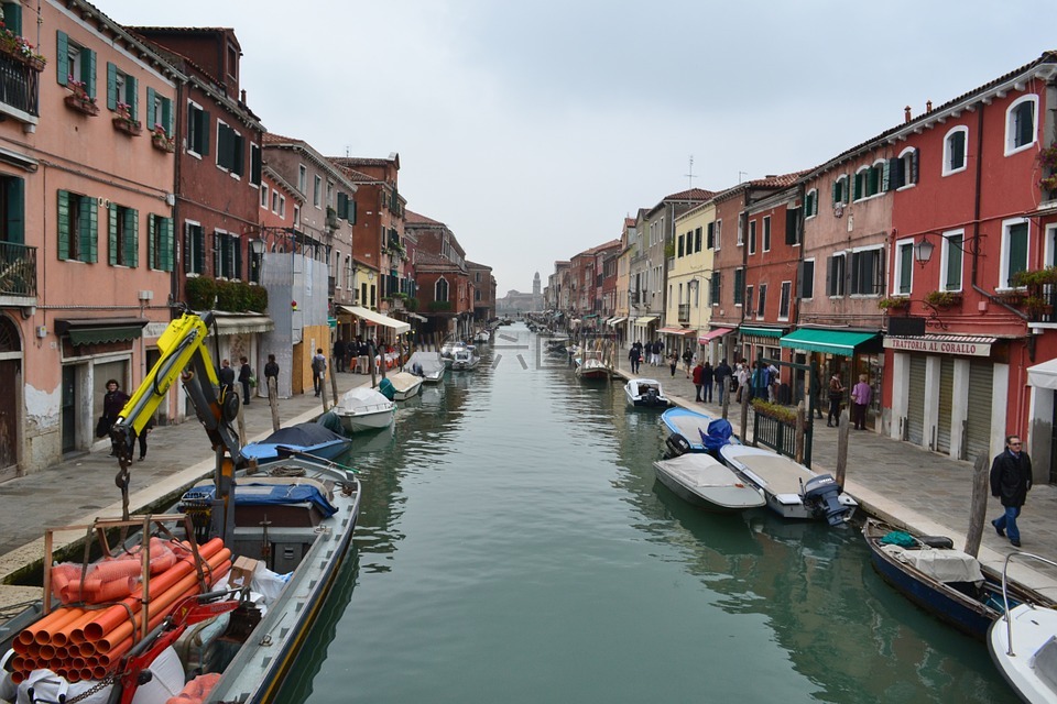 威尼斯,意大利,小船