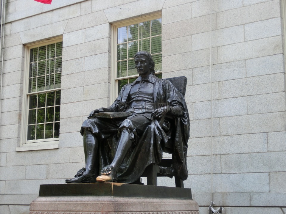 雕像,纪念碑,约翰 • 哈佛