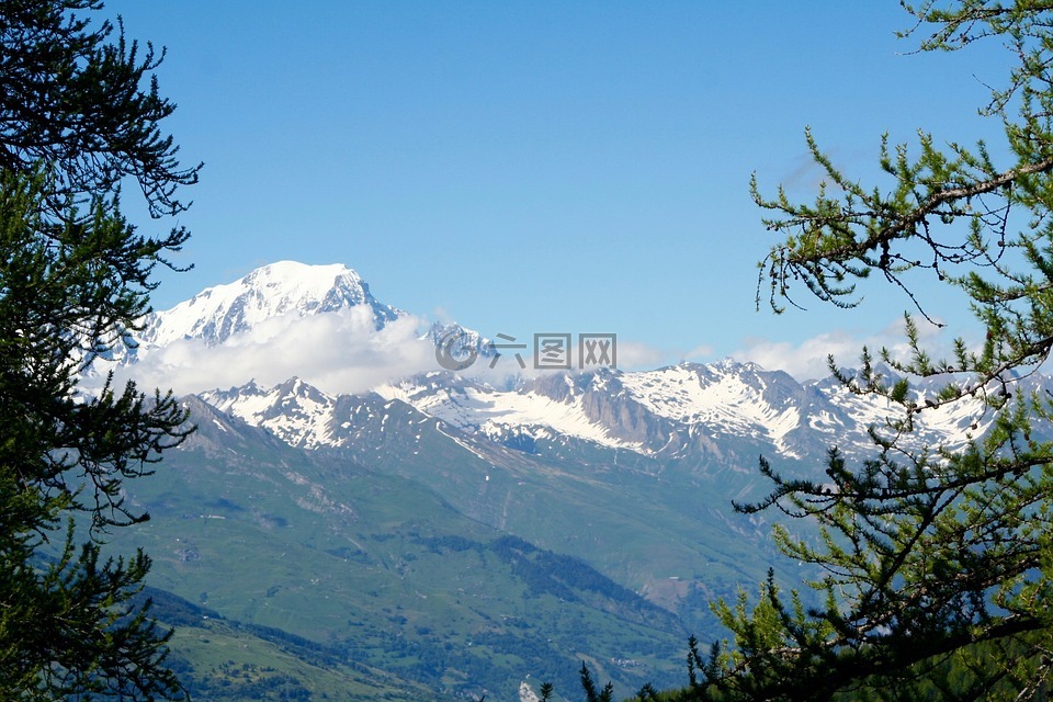 勃朗峰（mont blanc）,萨瓦,山