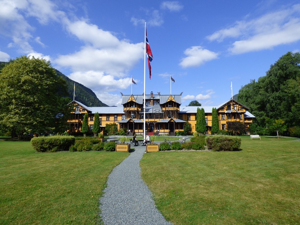 酒店,山谷,位於泰勒马克 挪威
