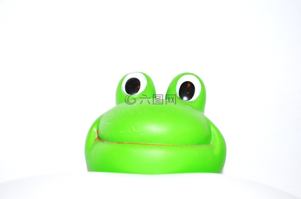 青蛙,快乐,绿色