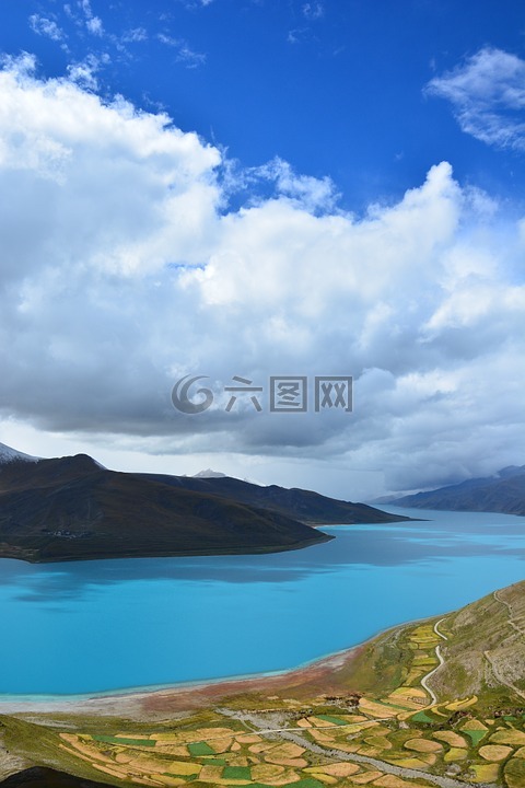 西藏,风景,湖