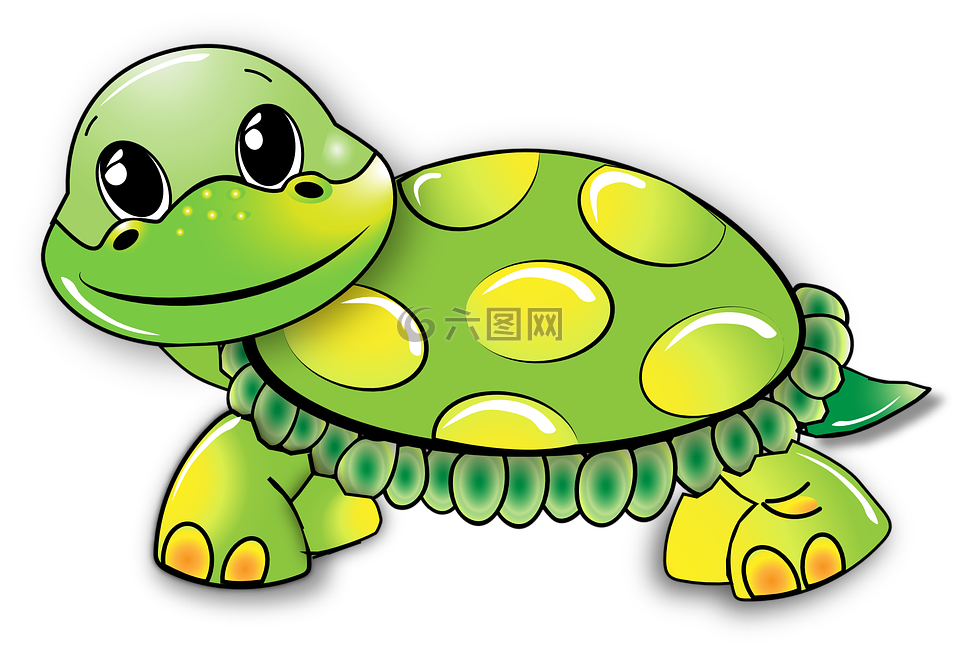 龟,搞笑,绿色