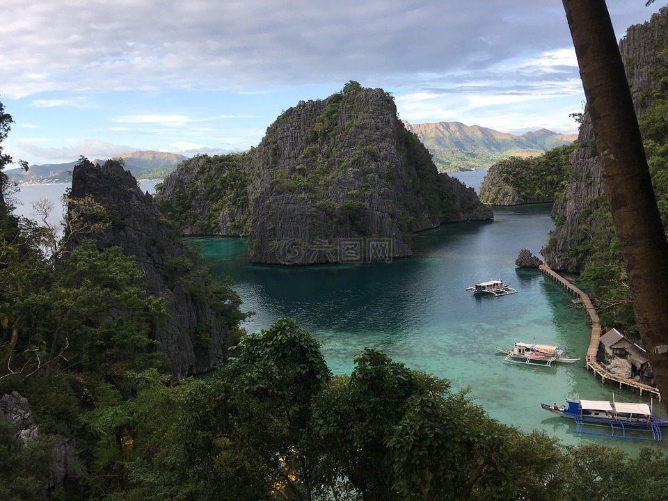 菲律宾,巴拉望岛,环礁湖