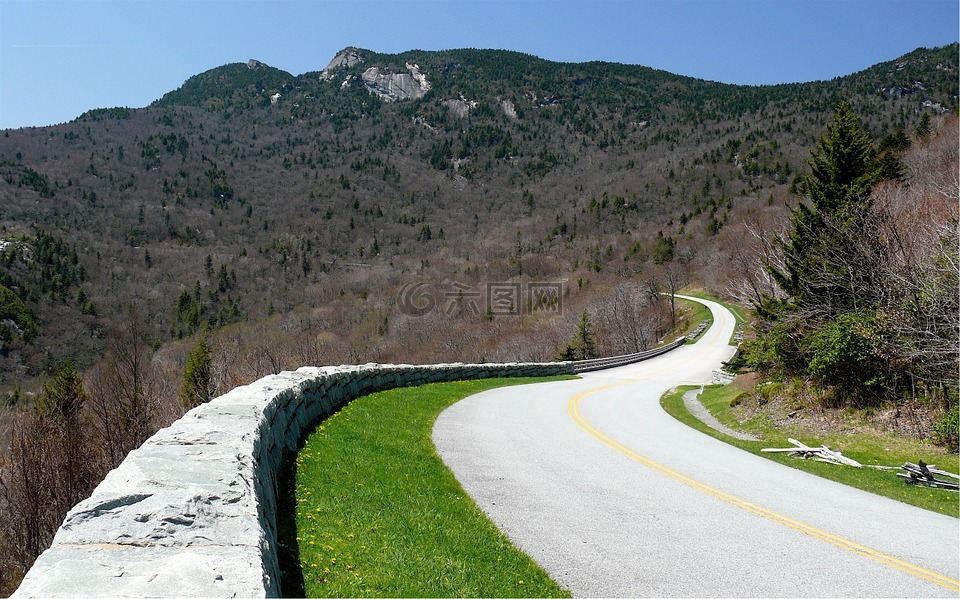 公路,蓝山,弗吉尼亚州