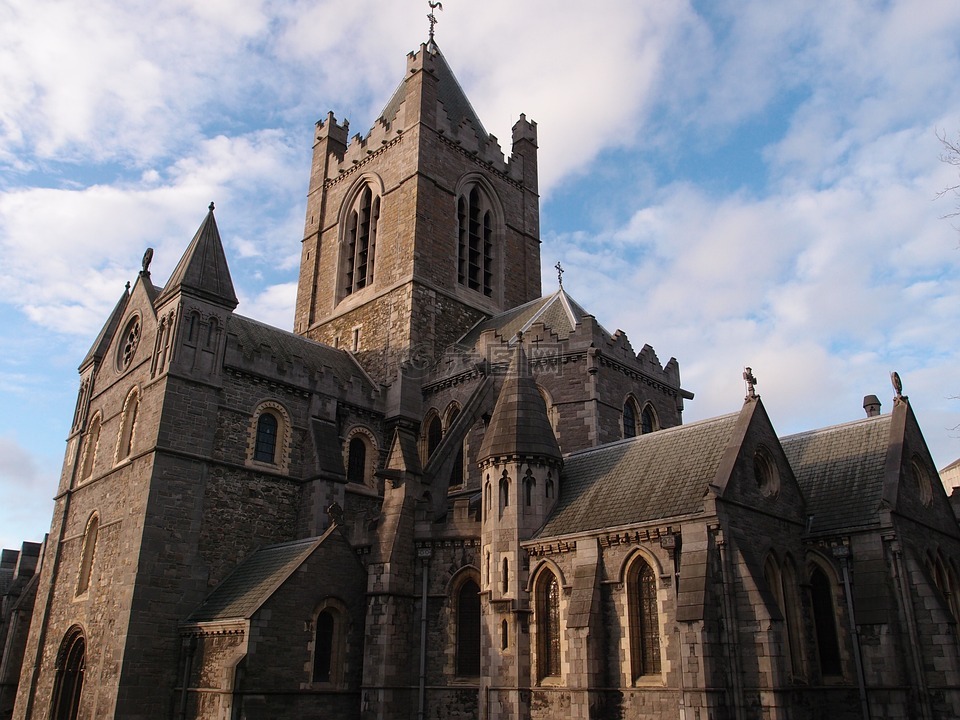 教堂,愛爾蘭,都柏林