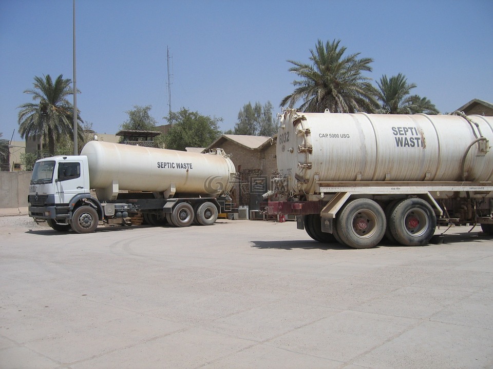 卡车,伊拉克,水