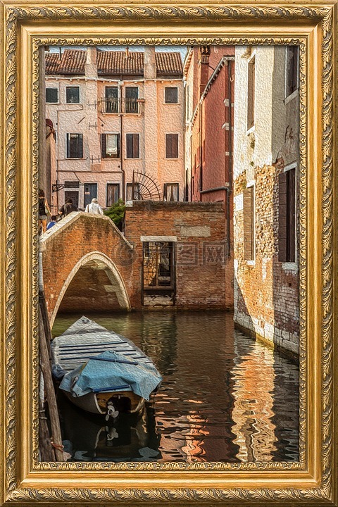 威尼斯镇,数码摄影,图片