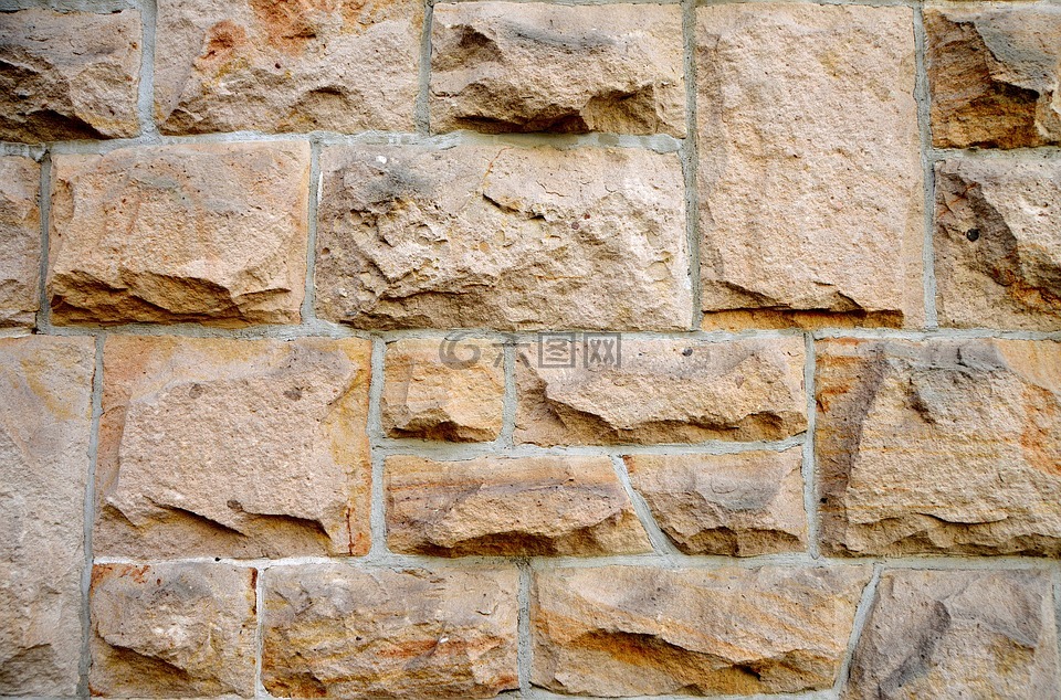 砂石,墙,结构