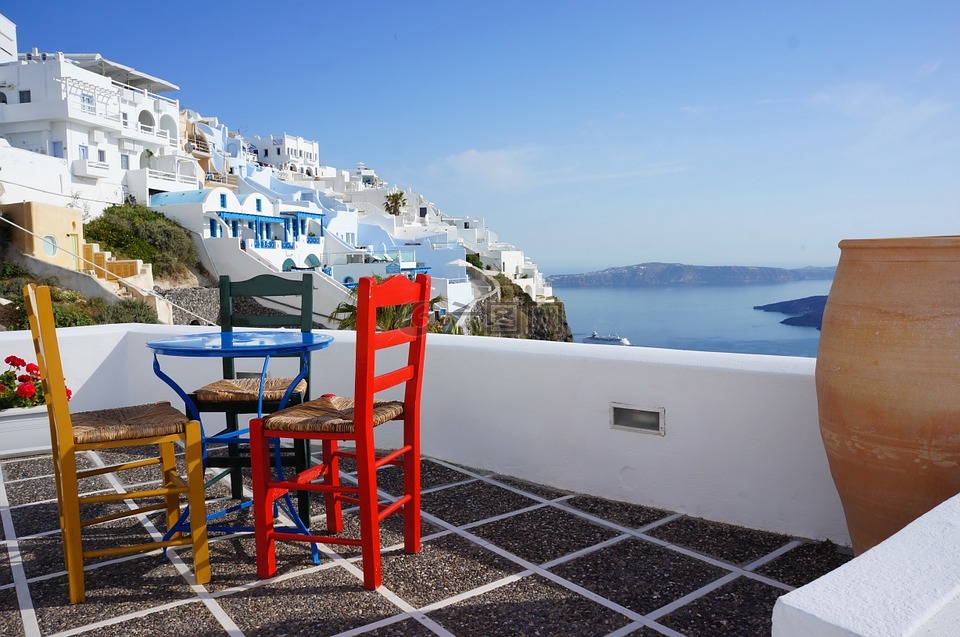 希腊,酒店,餐厅